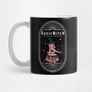 Basic Witch Dark Version Funny Halloween Design Mug